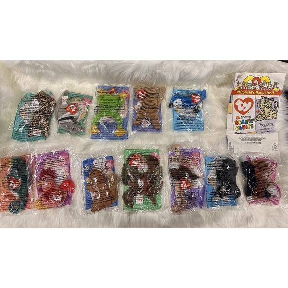 Vintage 1999 Unopened McDonalds TY Little Beanie Babies set of 12 - Picture 2 of 2